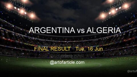 Argentina 3-0 Algeria · Group J Recap