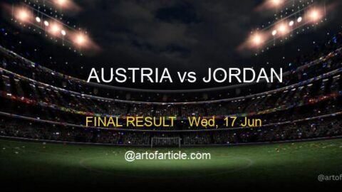 Austria 3-1 Jordan · Group J Recap
