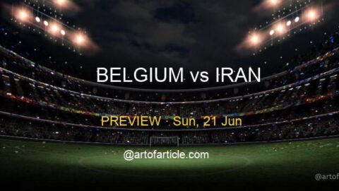 Belgium vs Iran · TV & Kickoff ET · Group G
