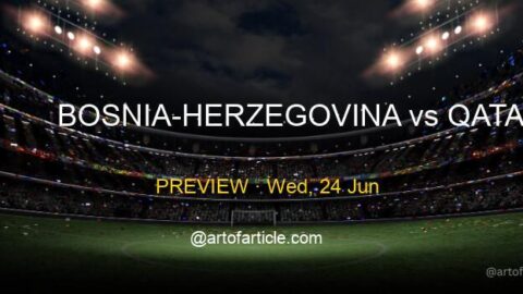 Bosnia-Herzegovina vs Qatar · TV & Kickoff ET · Group B