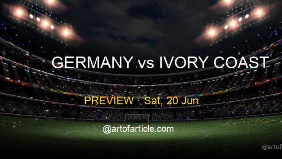 Germany vs Ivory Coast · TV & Kickoff ET · Group E