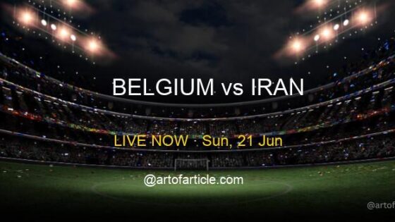 LIVE: Belgium 0-0 Iran · Group G