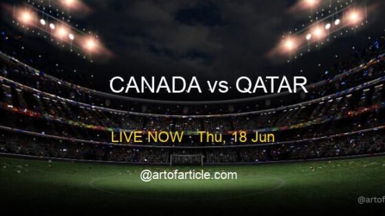 LIVE: Canada 2-0 Qatar · Group B