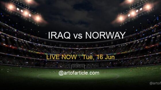 LIVE: Iraq 0-0 Norway · Group I