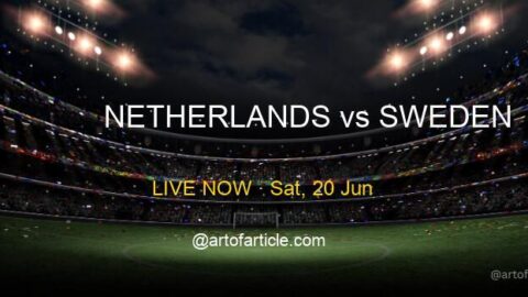 LIVE: Netherlands 1-0 Sweden · Group F