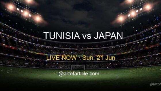 LIVE: Tunisia 0-2 Japan · Group F