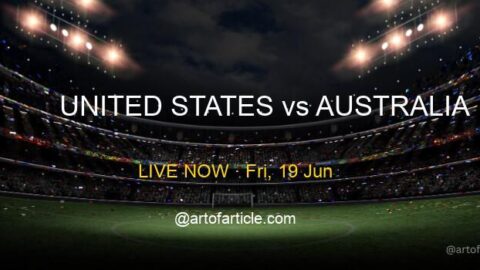 LIVE: United States 1-0 Australia · Group D