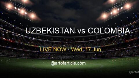 LIVE: Uzbekistan 0-0 Colombia · Group K
