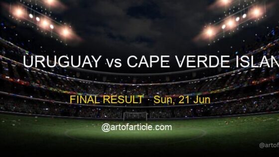 Uruguay 2-2 Cape Verde Islands · Group H Recap